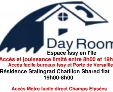 Issy Citea Access Dayuse - Work And Day Rest Timeshare -- 2 Min Tram - Formule Temps Partage -- Navette Ile D'issy Avenue Paris 92320 Espace Nuit Homestay Chatillon (Hauts-de-Seine)
